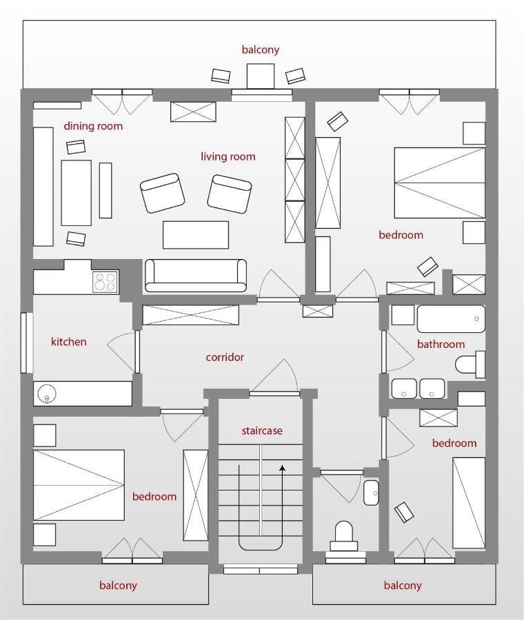 Apartments Franc Блед Экстерьер фото
